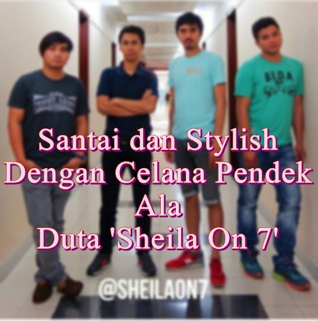 santai dan stylish dengan celana pendek ala duta sheila on 7