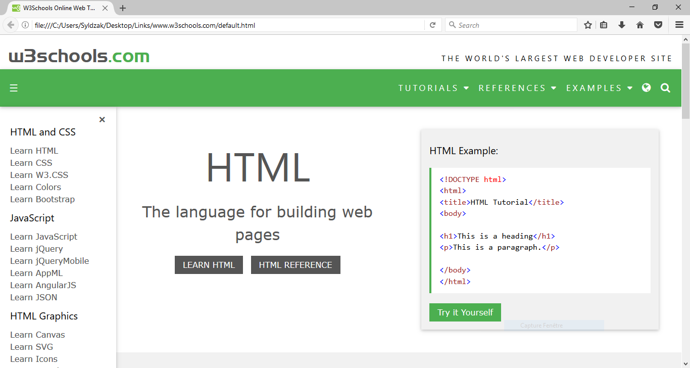 Download W3Schools Offline