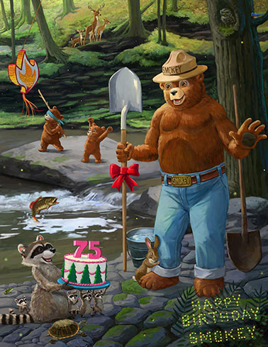 Smokey Bear's 75th Birthday