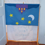 Pillowcase Puppet Theater step 3