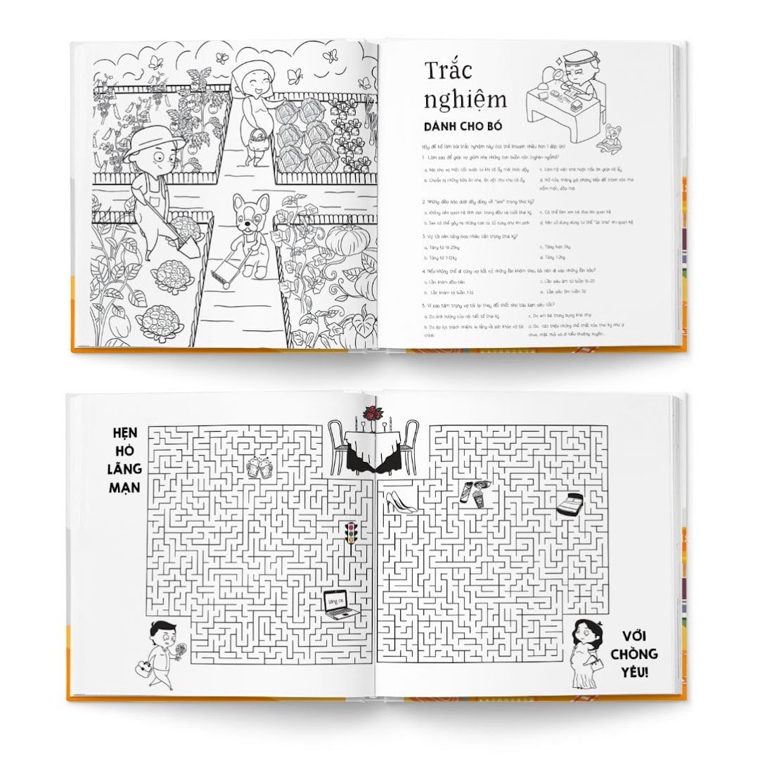 [A116] Activity book: Trọn bộ sách thai giáo hay nhất cho Bà Bầu