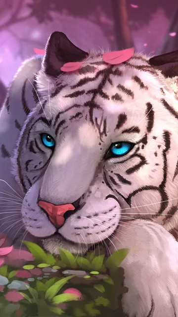 Fantasy White Tiger Wallpaper