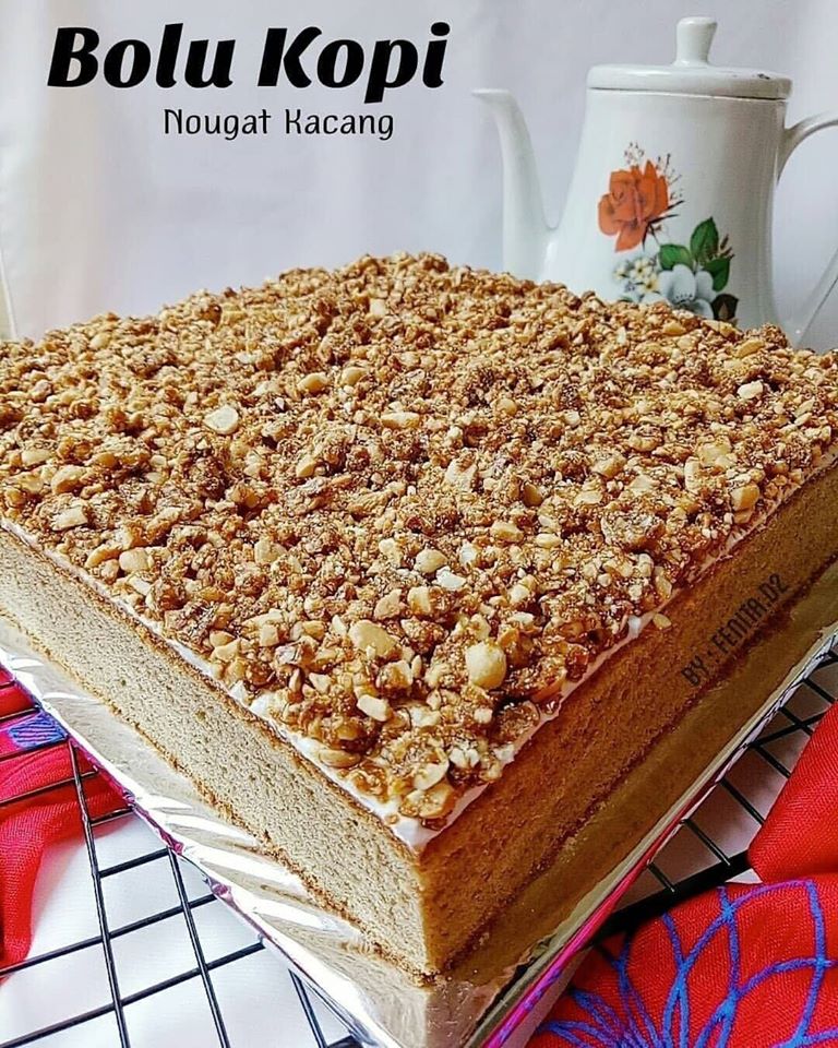 Bolu Kopi Nougat Kacang