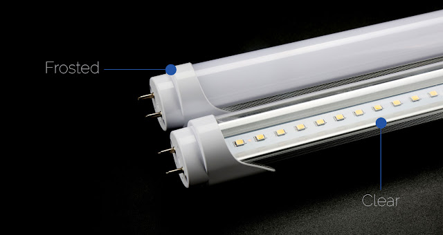 Frosted and Clear LED Tube Light bulbs, led tube lights, t8 led tubes, led bulbs, Clear & Frosted T8 LED Tube Light