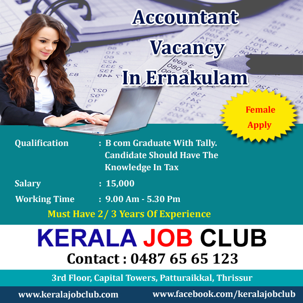 accountant vacancy in ernakulam