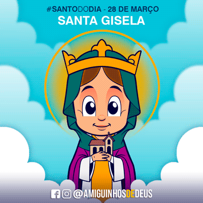 santa gisela para colorir