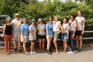 The SwimFitters at Swim For a Purpose in honor of Coach Rick.