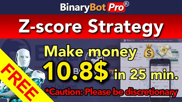 Z-score Strategy | Binary Bot Pro