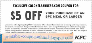 Free Printable Kfc Coupons