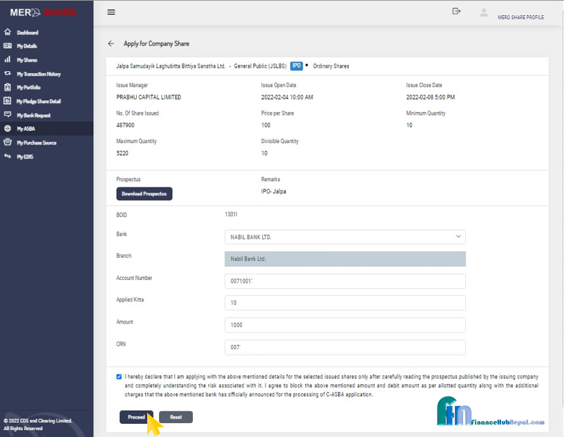 How to apply for IPO in Nepal, how to apply IPO Online, how to apply for IPO from Mero Share
