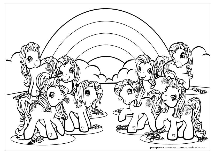 My Little Pony Coloring Book Pages My