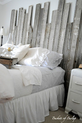 diy barn wood headboard