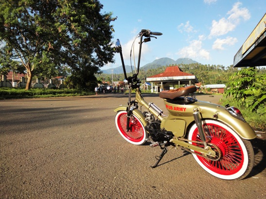 Honda C70 Dirubah Jadi Motor Chopper  Krian-Sidoarjo