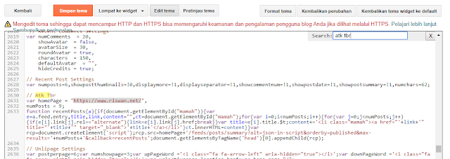 Panduan Setting Template Complify