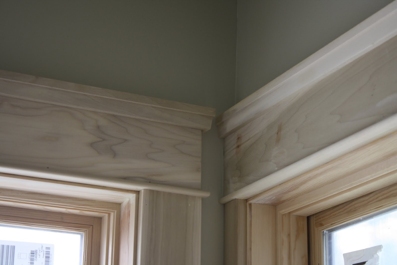 Rustic Interior Window Trim