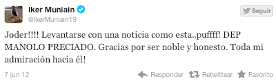 Iker Muniain,jugador del Athletic/Fuente:Twitter oficial.