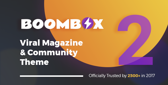 تحميل نسخة الأخيرة BoomBox v2.1.4  أفضل قالب فيرل وردبرس - مجاناً 