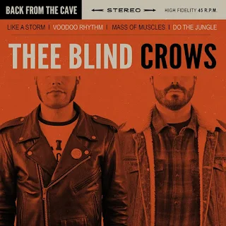 EP: portada "Back from the Cave" (2016) de la banda española THEE BLIND CROWS