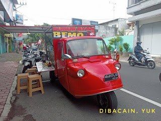 "paduan unik sedapnya rasa bubur ayam bemo"