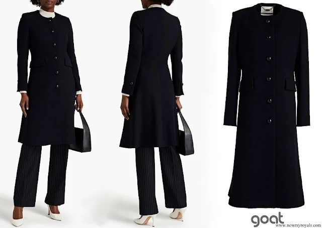 Queen Mary wore GOAT (now Jane-Atelier) Hampton wool crepe coat