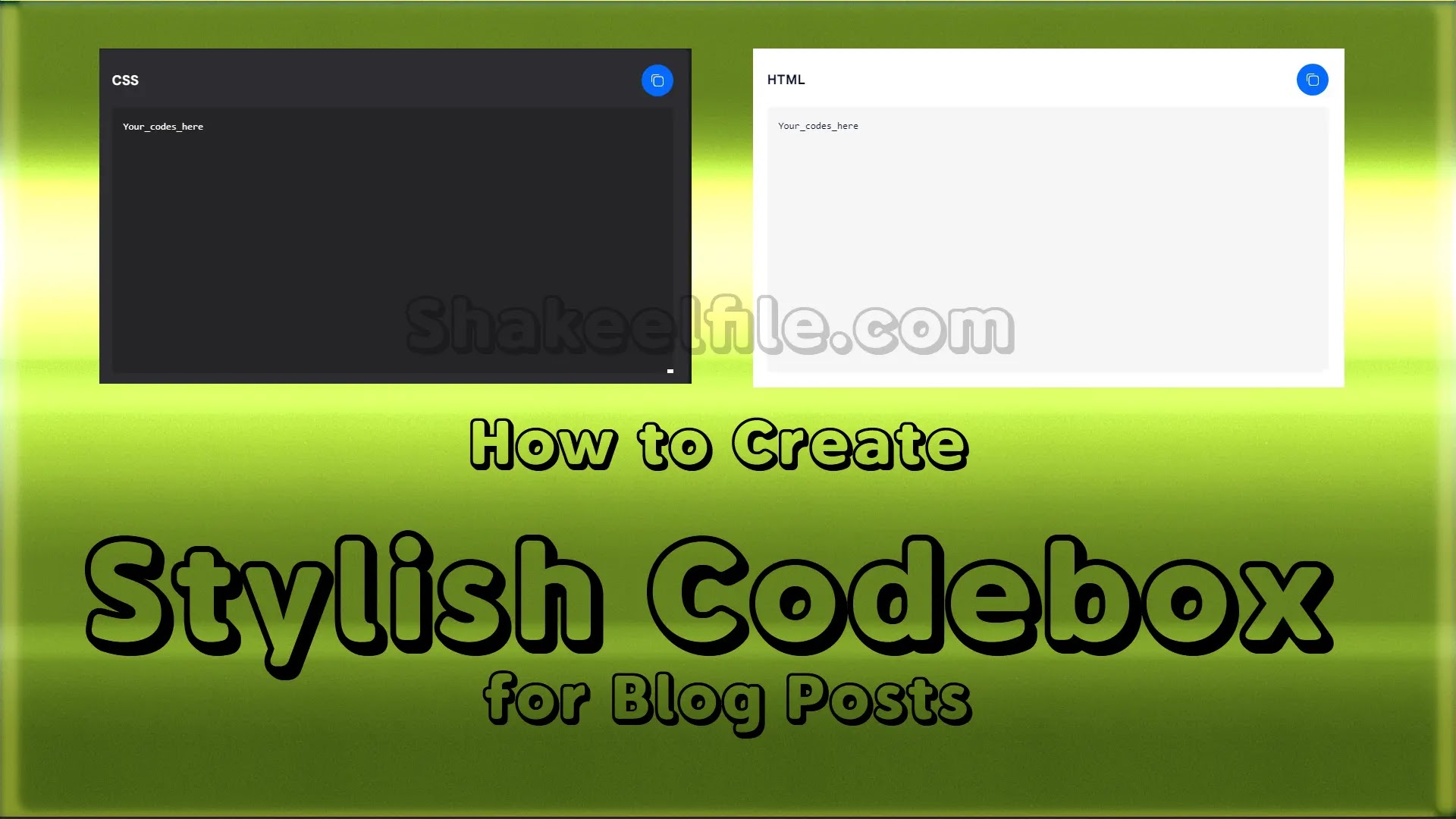 How to Create Stylish Codebox for Blog Posts