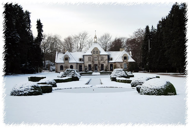 Villa Abelin i snö