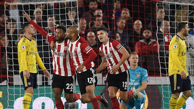 ARSENAL MENELAN KEKALAHAN SAAT BERHADAPAN DENGAN SHEFFIELD UNITED