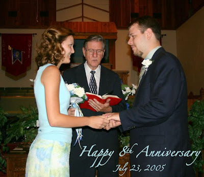 Happy 8th Wedding Anniversary Ben & Danielle