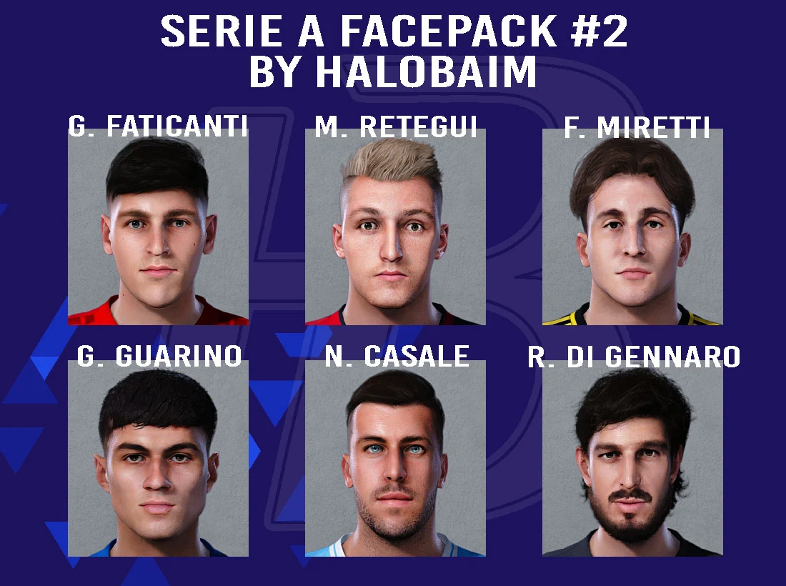 PES 2021 Serie A Facepack #2 by Halobaim