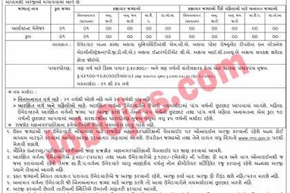 Rajkot Municipal Corporation (RMC) Recruitment for Various Posts 2018