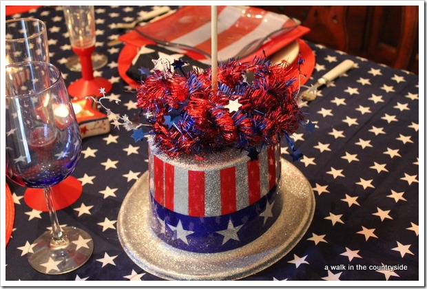 diy balloon topiary for 4th of july
