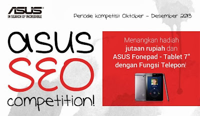 Asus Fonepad SEO Competition