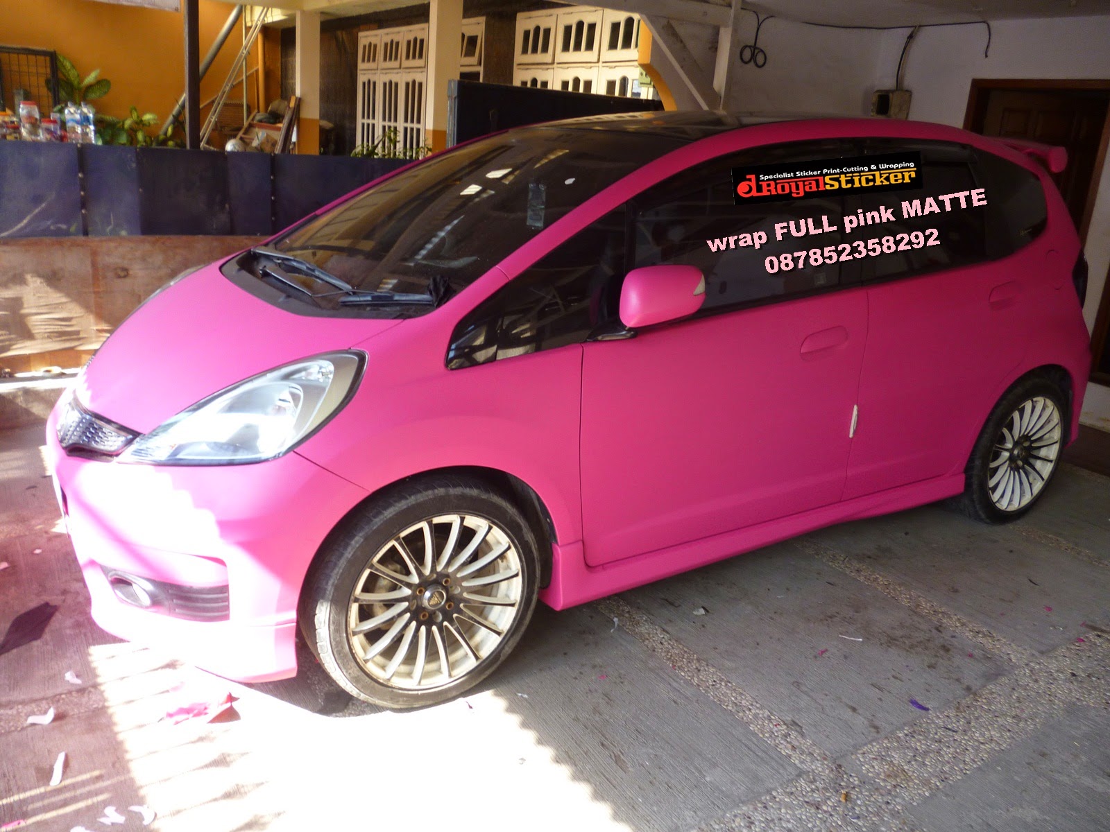 Gambar Modif Honda Jazz Hello Kitty Terlengkap Modifikasi Mobil Sedan