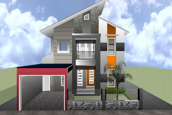  Desain  Rumah  Minimalis  2  Lantai  Ukuran  6x15 