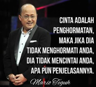 Kata Kata Bijak Mario Teguh Tentang Cinta Yang Bertepuk Sebelah Tangan