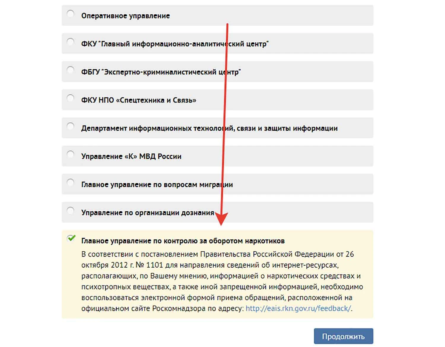 Как позвонить в Госнаркоконтроль, горячая линия ГУНК МВД