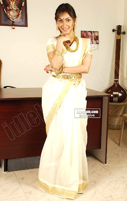 Cute MASALA DESI HOT Actress MANJARI FADNIS Lovely Pics in Traditional Saree 