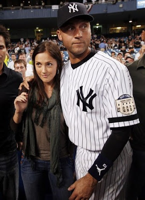 Derek Jeter With Wife Minka Kelly