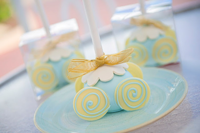 So This Is Love: A “Cinderella” Anniversary Tea Party, Cinderella's Cake Pop Coach