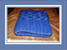 Easy Crochet Pattern for Cozy Blue Blanket