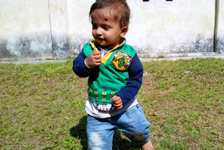 Satyam at toddler age