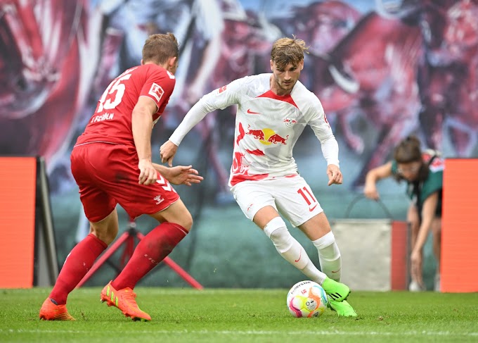 Timo Werner marca, mas RB Leipzig apenas empata com o Köln