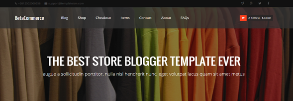 TOP 3 Free Store Blogspot Templates