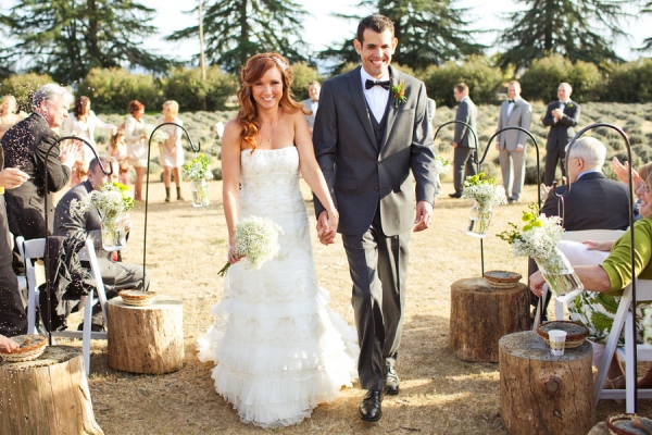 purple and silver wedding