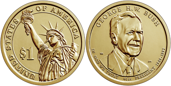 USA 1 dollar 2020 - George H. W. Bush