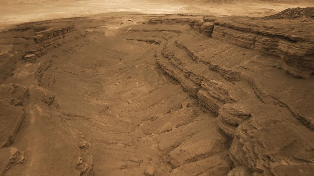 Martian canyon - image from Season 2 of NatGeo MARS TV series