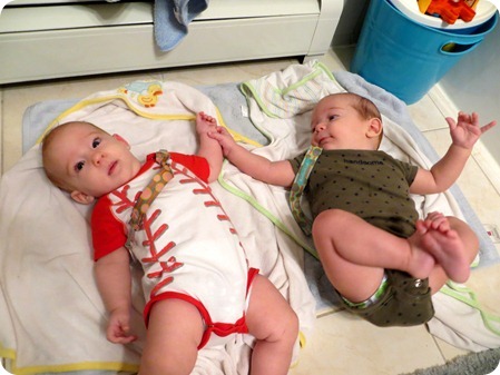 Twins Bathtime