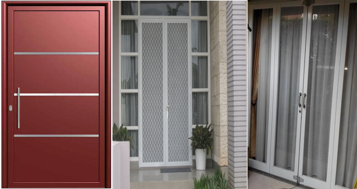 Jenis Pintu Aluminium 