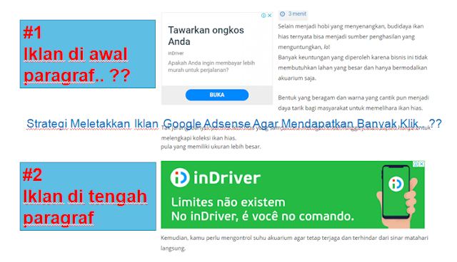 Strategi Meletakkan Iklan Google Adsense Agar Mendapatkan Banyak Klik