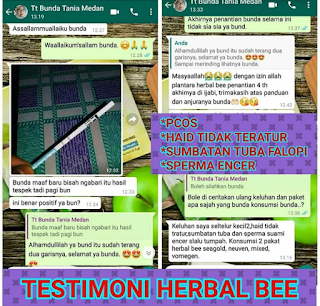 Herbal bee penyumbatan tuba falopi